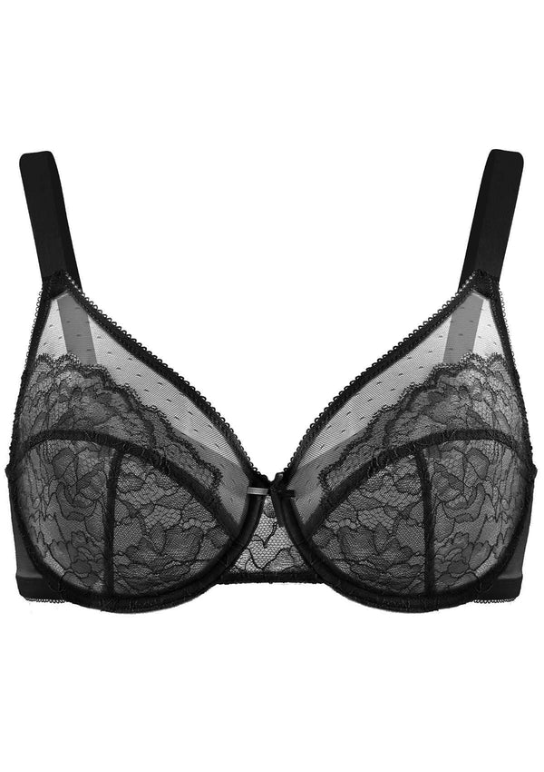 Enchante Unlined Non-padded Lace Underwire Bra